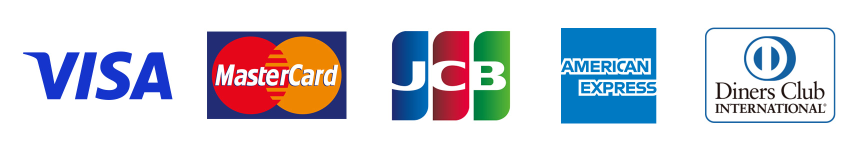 利用可能なクレジットカード